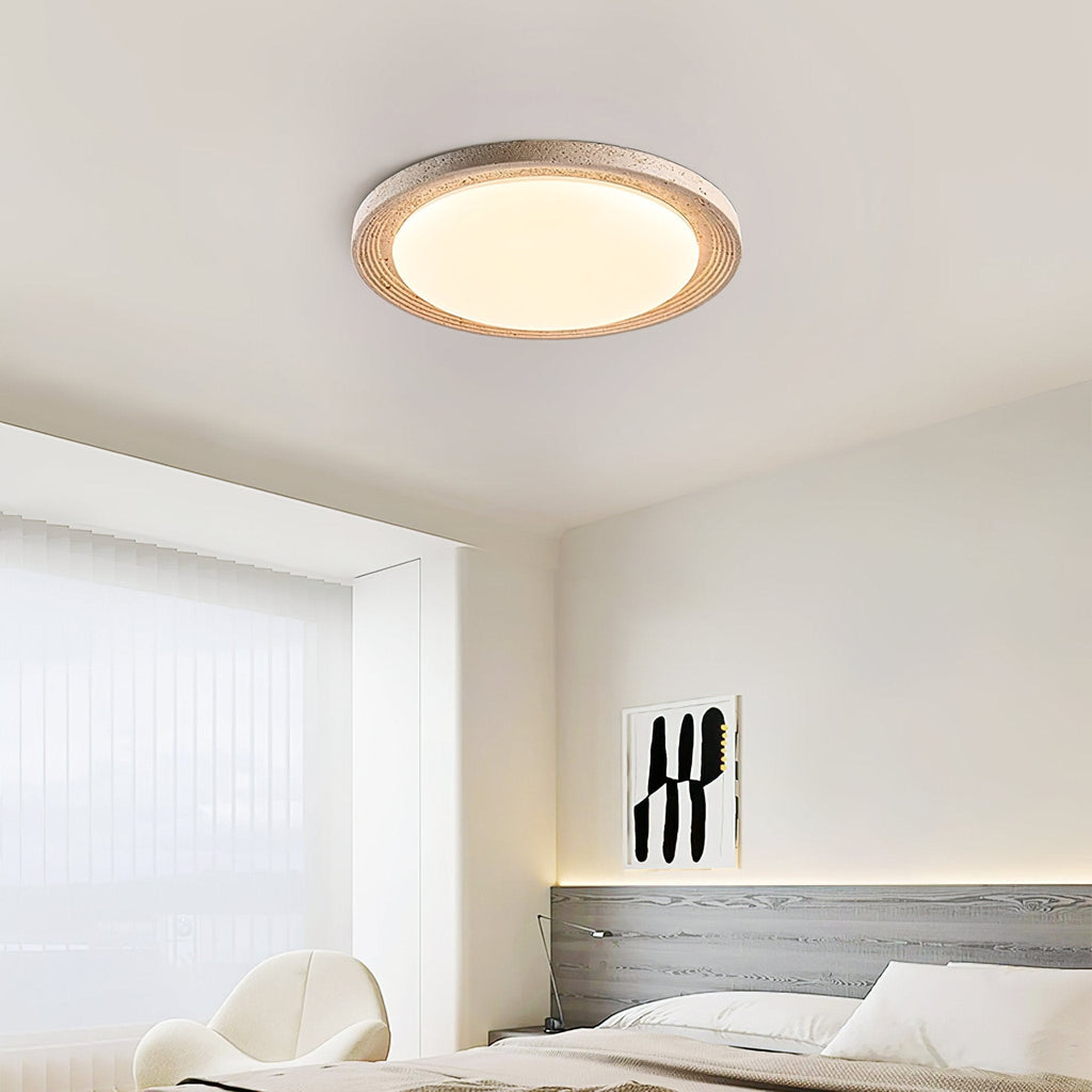 Tardenenis Travertine Ceiling Light-Moonnatur
