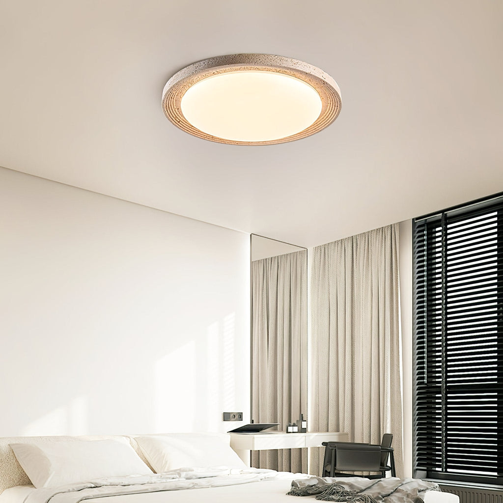 Tardenenis Travertine Ceiling Light-Moonnatur