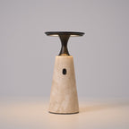 Kenrenheath Travertine Table Lamp-Moonnatur