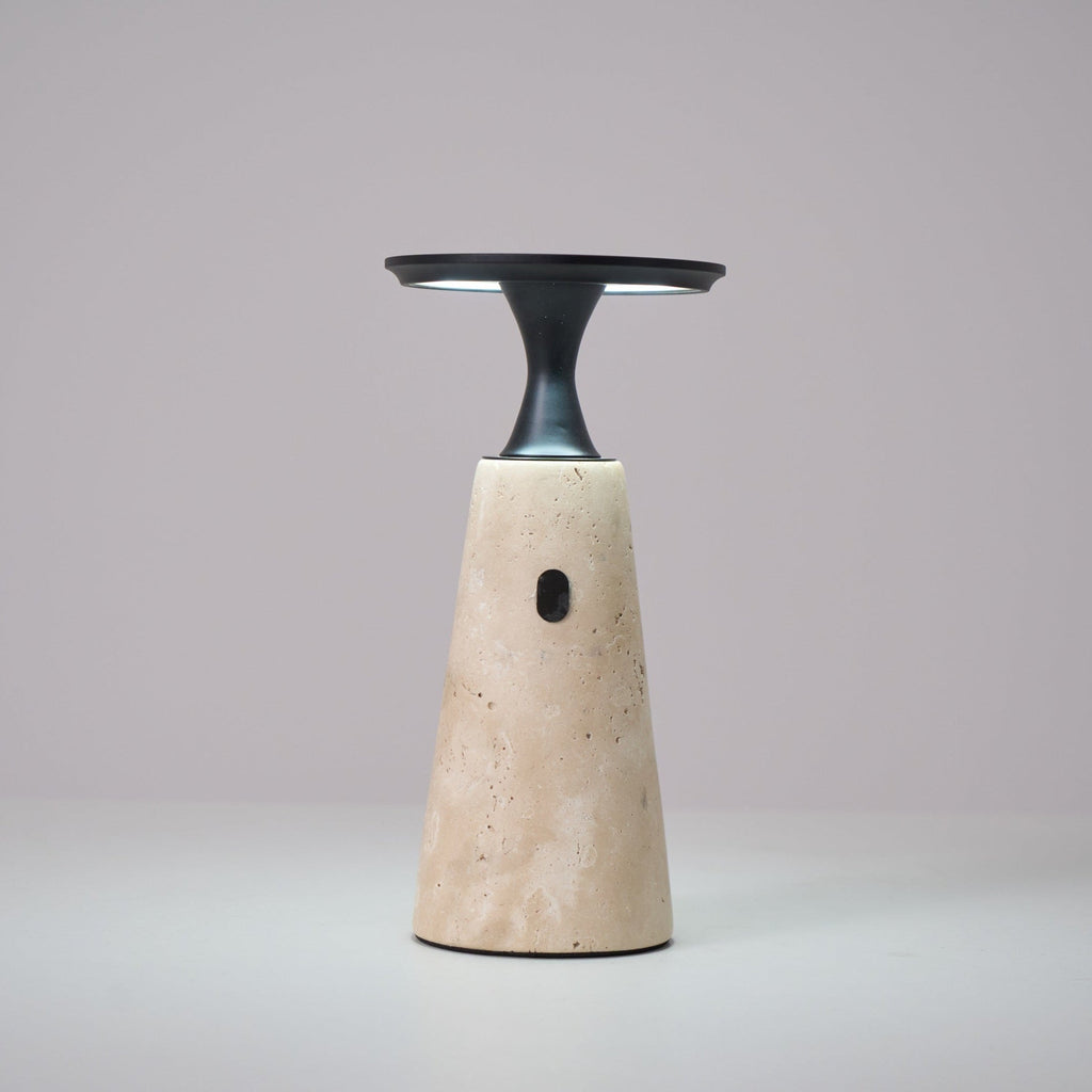 Kenrenheath Travertine Table Lamp-Moonnatur