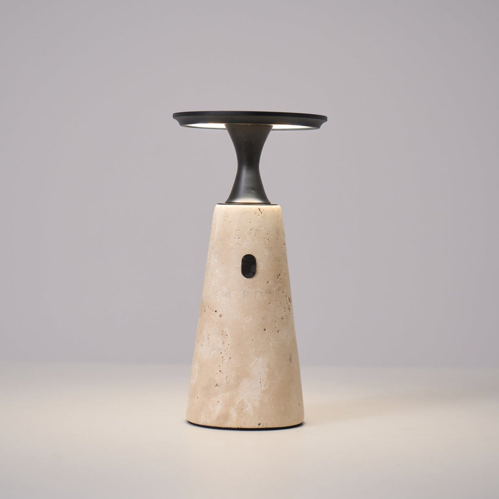 Kenrenheath Travertine Table Lamp-Moonnatur