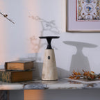 Kenrenheath Travertine Table Lamp-Moonnatur