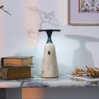 Kenrenheath Travertine Table Lamp-Moonnatur