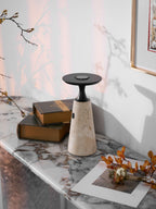 Kenrenheath Travertine Table Lamp-Moonnatur