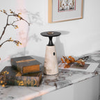 Kenrenheath Travertine Table Lamp-Moonnatur