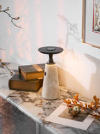 Kenrenheath Travertine Table Lamp-Moonnatur