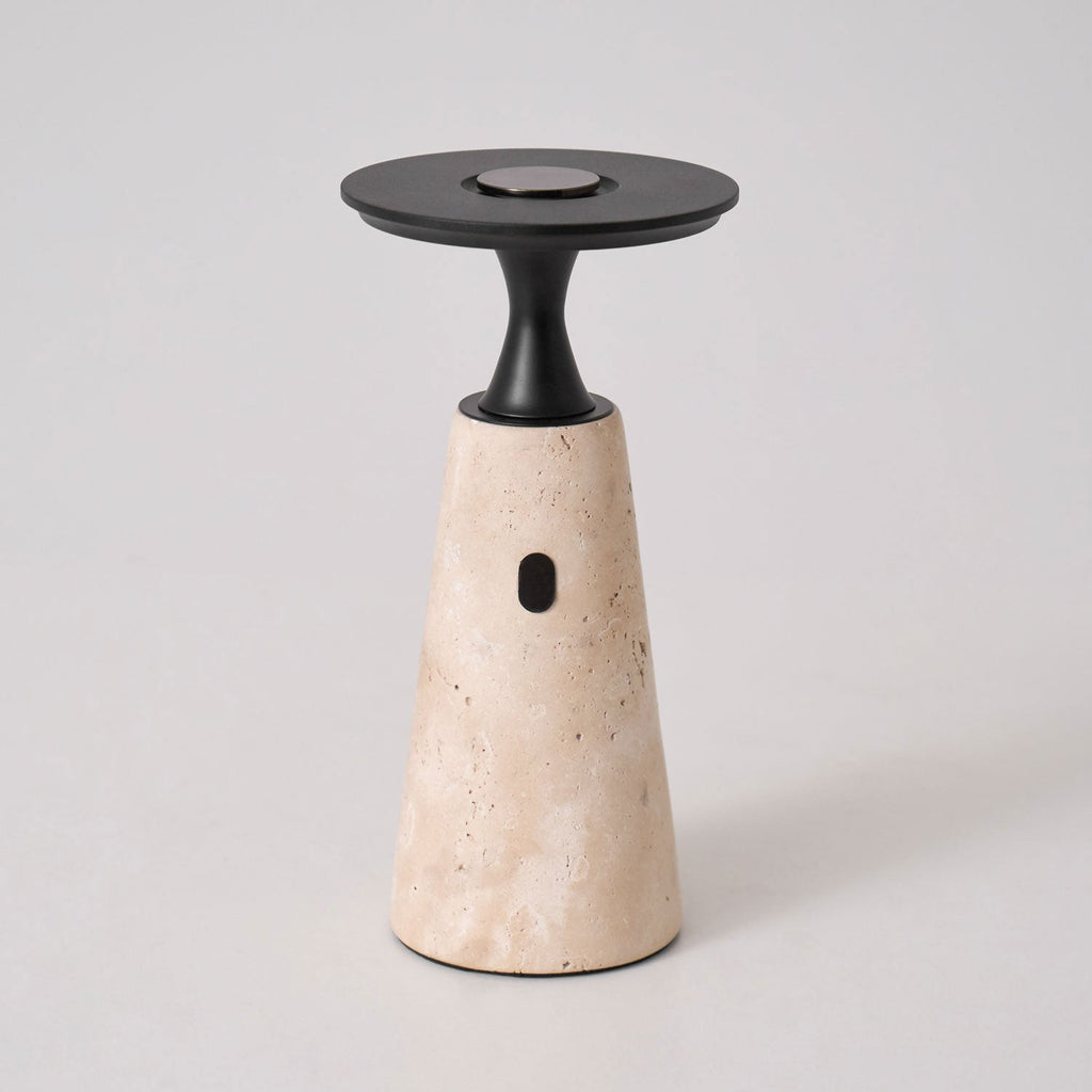 Kenrenheath Travertine Table Lamp-Moonnatur