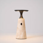 Kenrenheath Travertine Table Lamp-Moonnatur