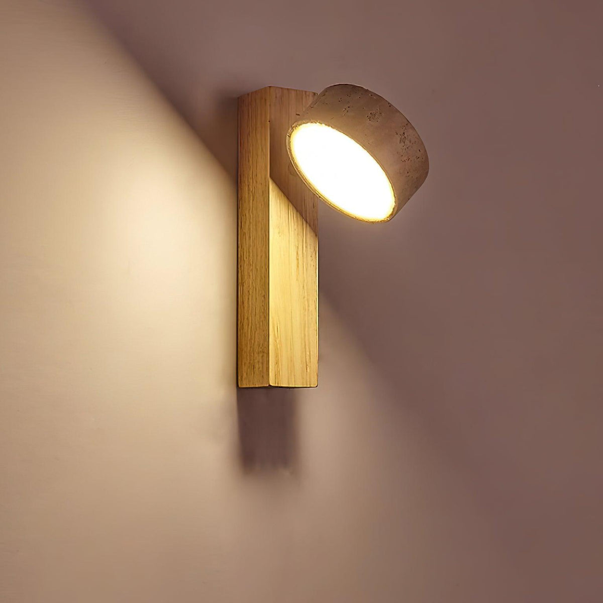 Wilvenlyn Travertine Wall Light-Moonnatur