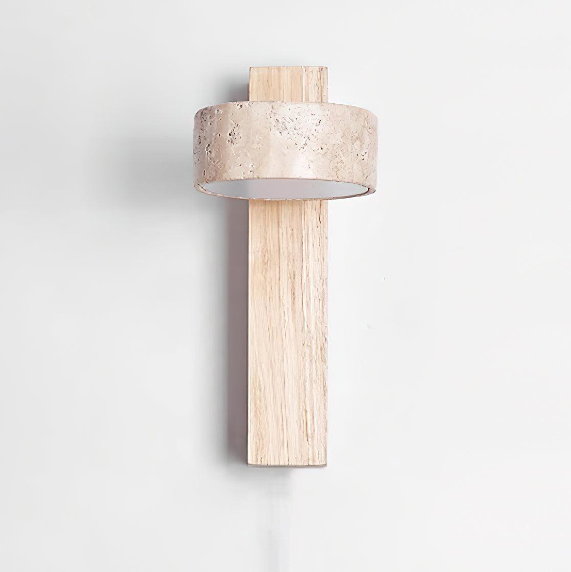 Wilvenlyn Travertine Wall Light-Moonnatur