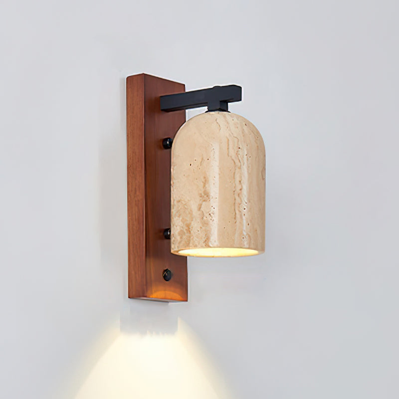 Wilvendale Travertine Wall Light-Moonnatur