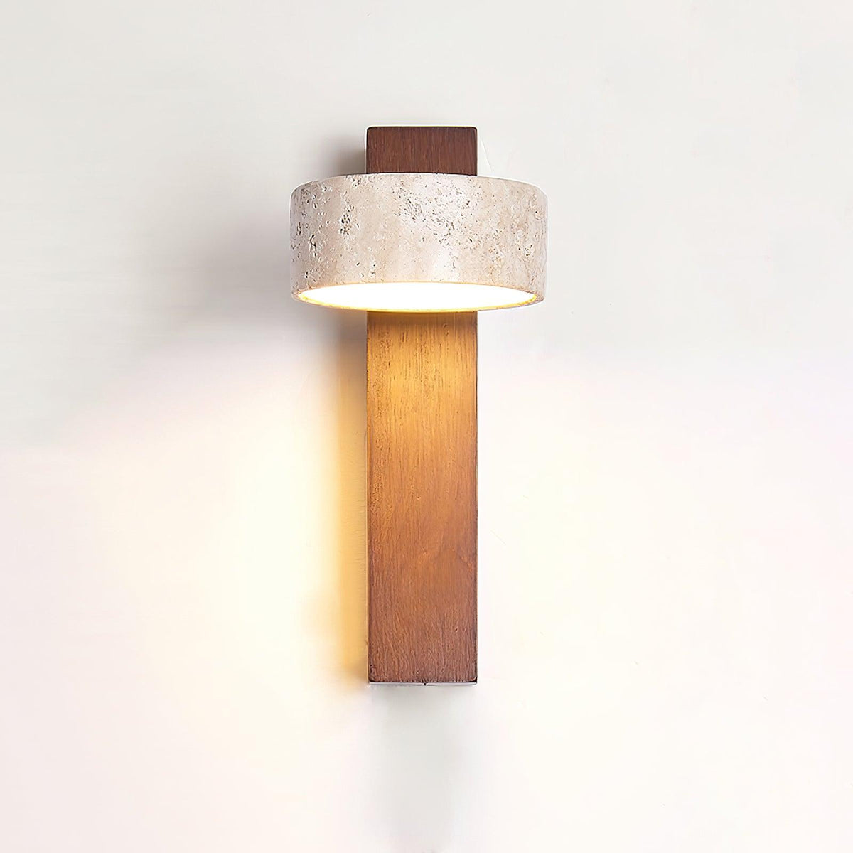 Wilvenlyn Travertine Wall Light-Moonnatur