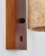 Wilvendale Travertine Wall Light-Moonnatur