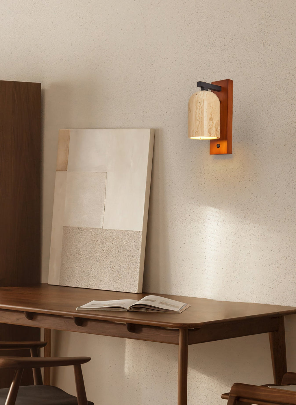 Wilvendale Travertine Wall Light-Moonnatur