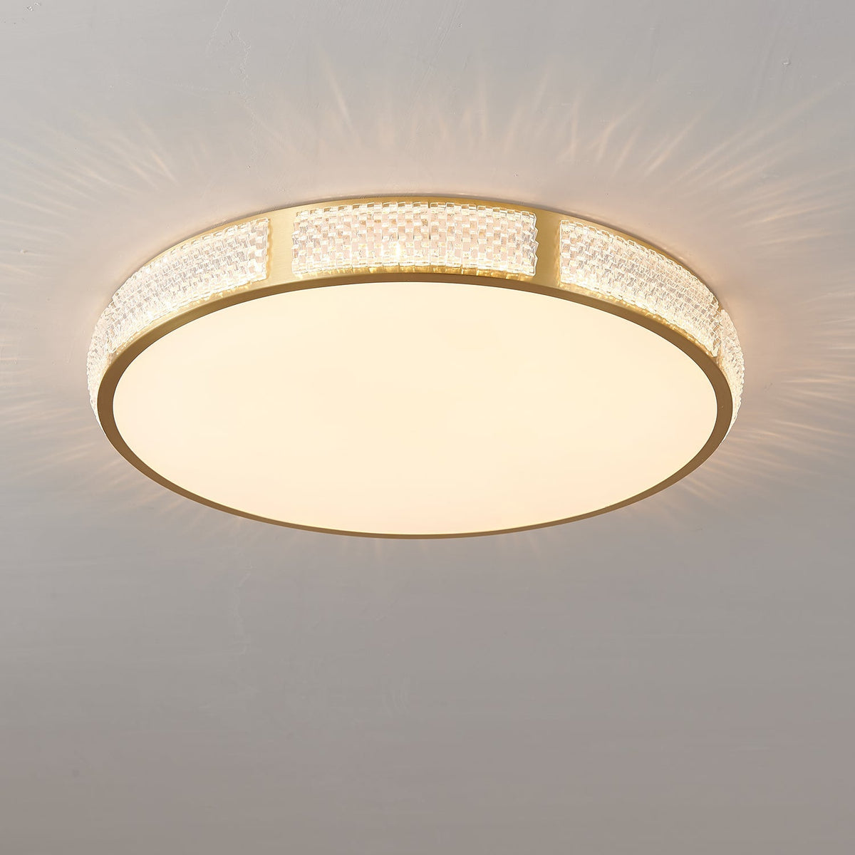 Larenaria Brass Ceiling Light-Moonnatur