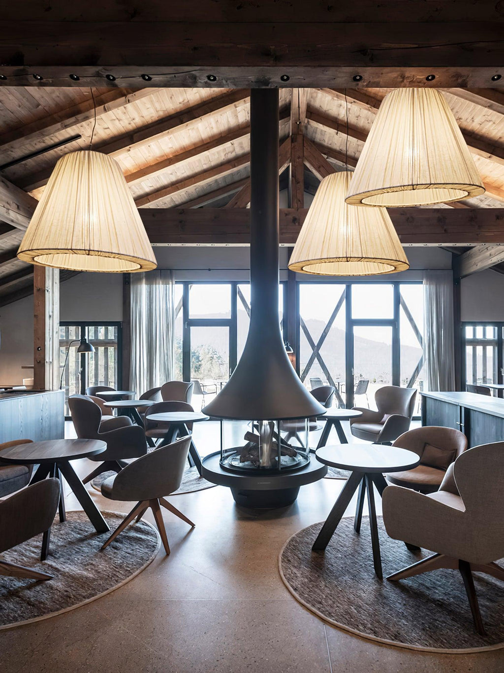 Rosella Fabric Pendant Light-Moonnatur