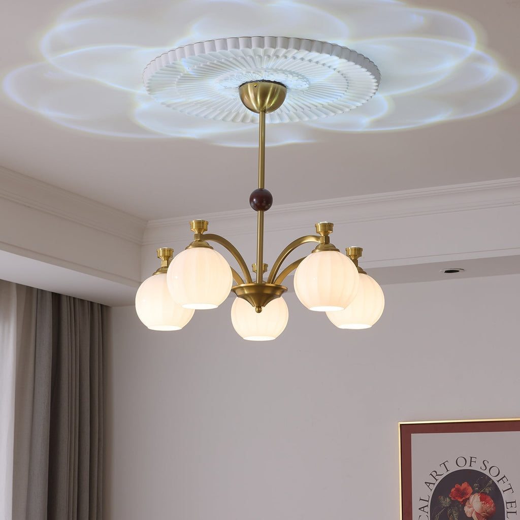 Kestara Glass Chandelier-Moonnatur