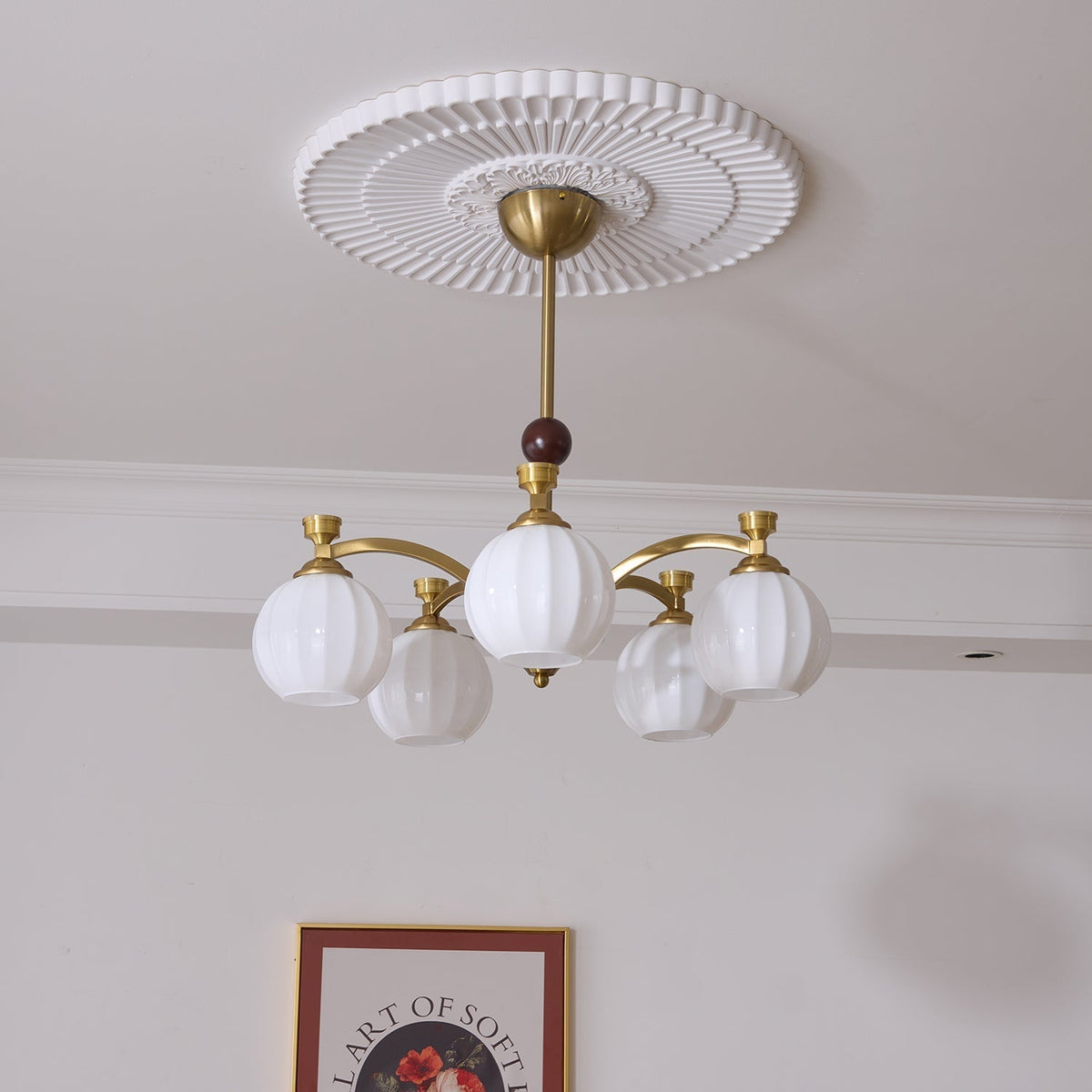 Kestara Glass Chandelier-Moonnatur