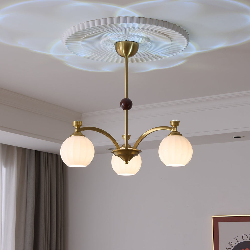 Kestara Glass Chandelier-Moonnatur