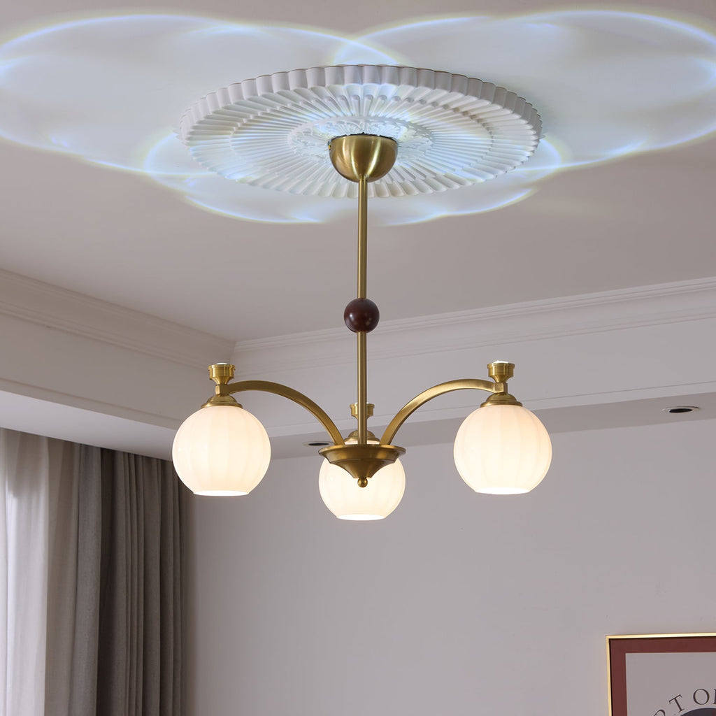 Kestara Glass Chandelier-Moonnatur