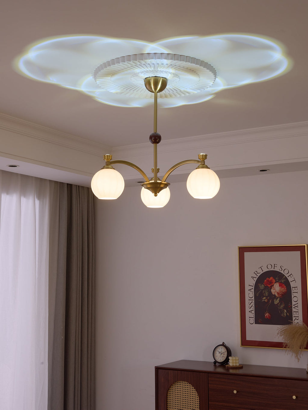 Kestara Glass Chandelier-Moonnatur