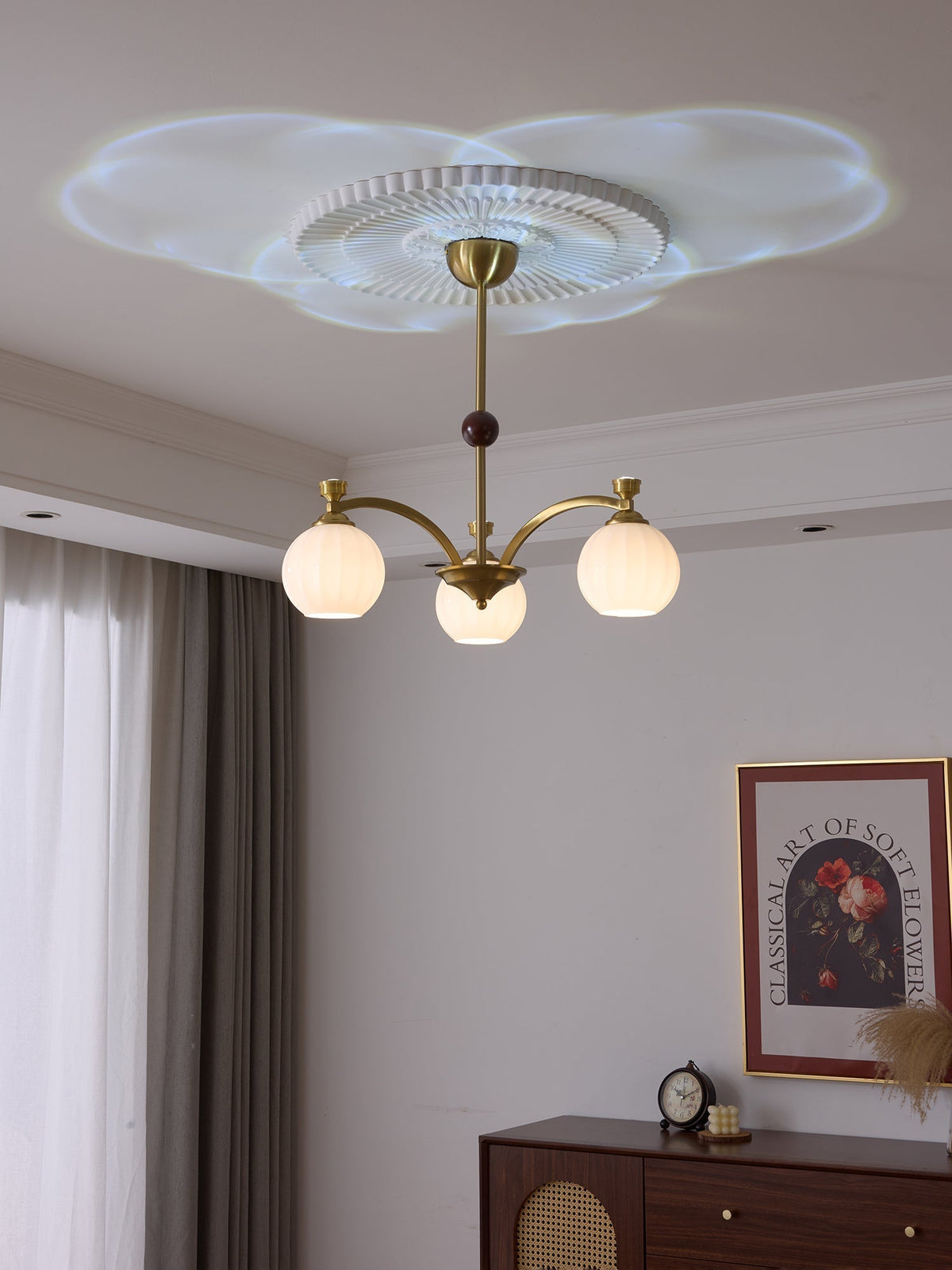 Kestara Glass Chandelier-Moonnatur