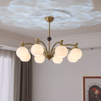 Kestara Glass Chandelier-Moonnatur