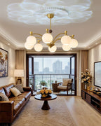Kestara Glass Chandelier-Moonnatur