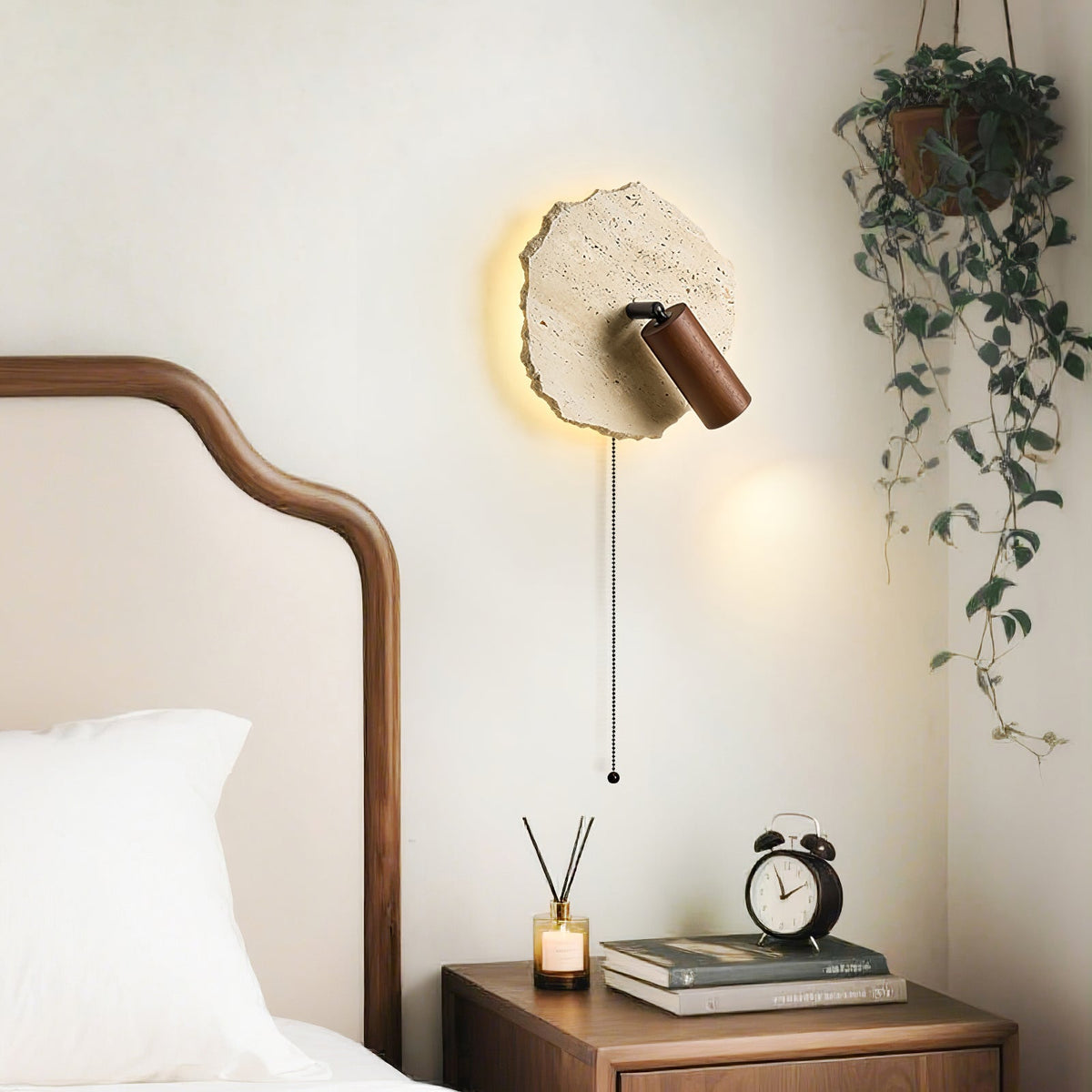 Verrenvale Travertine Wall Light-Moonnatur