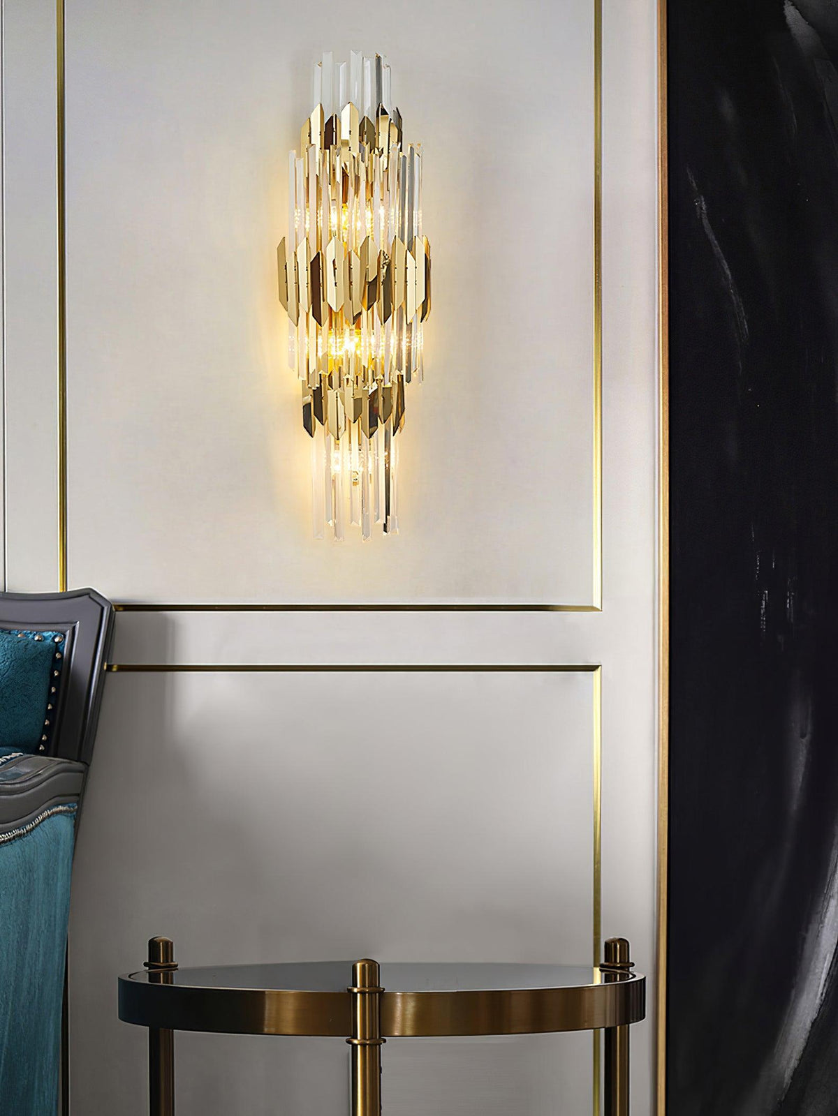 Laelaria Crystal Wall Light-Moonnatur