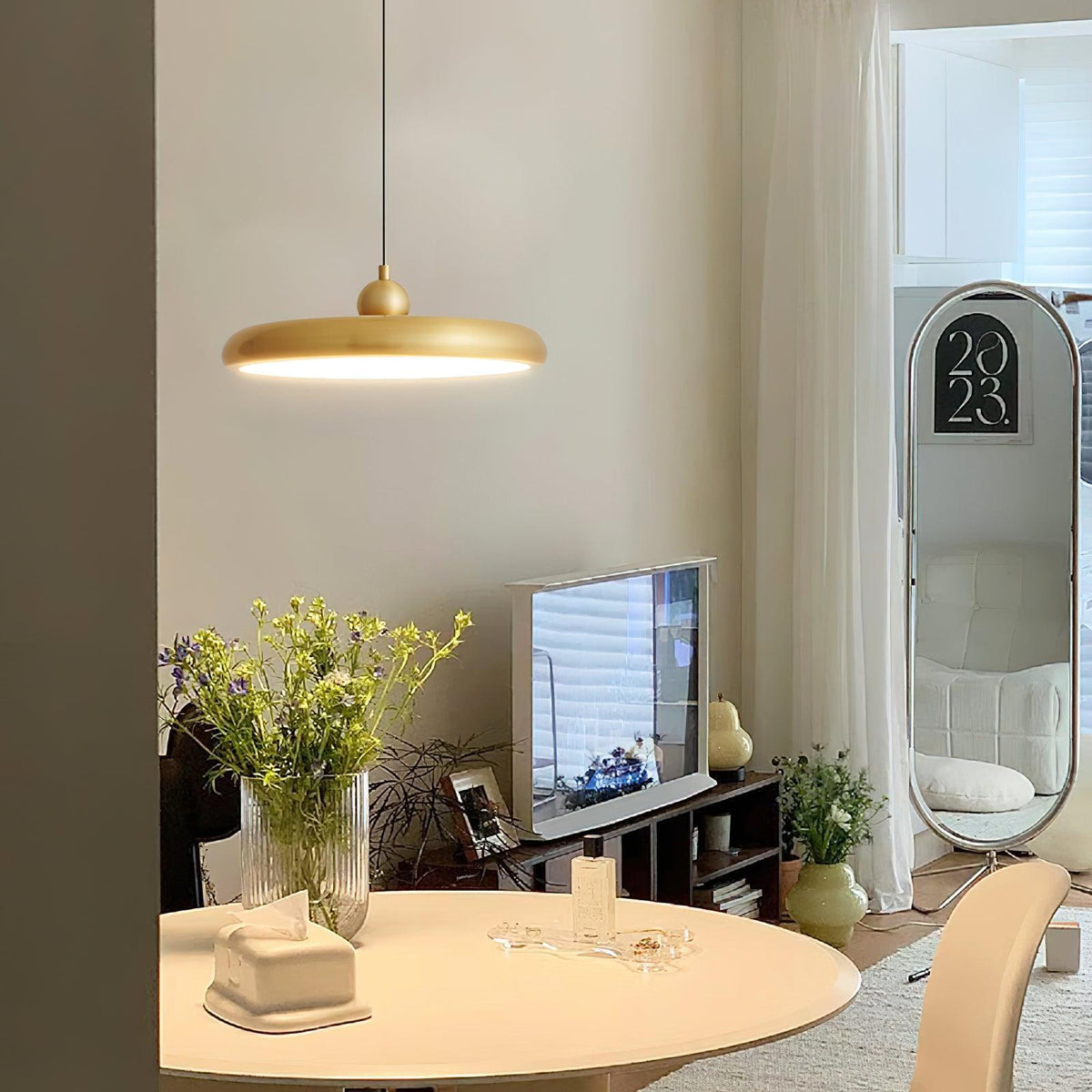 Myrenena Acrylic Pendant Light-Moonnatur