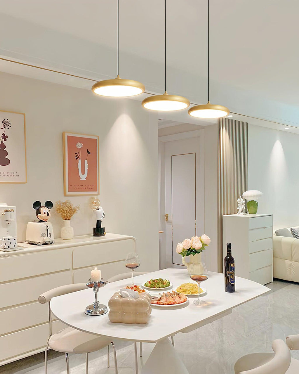 Myrenena Acrylic Pendant Light-Moonnatur