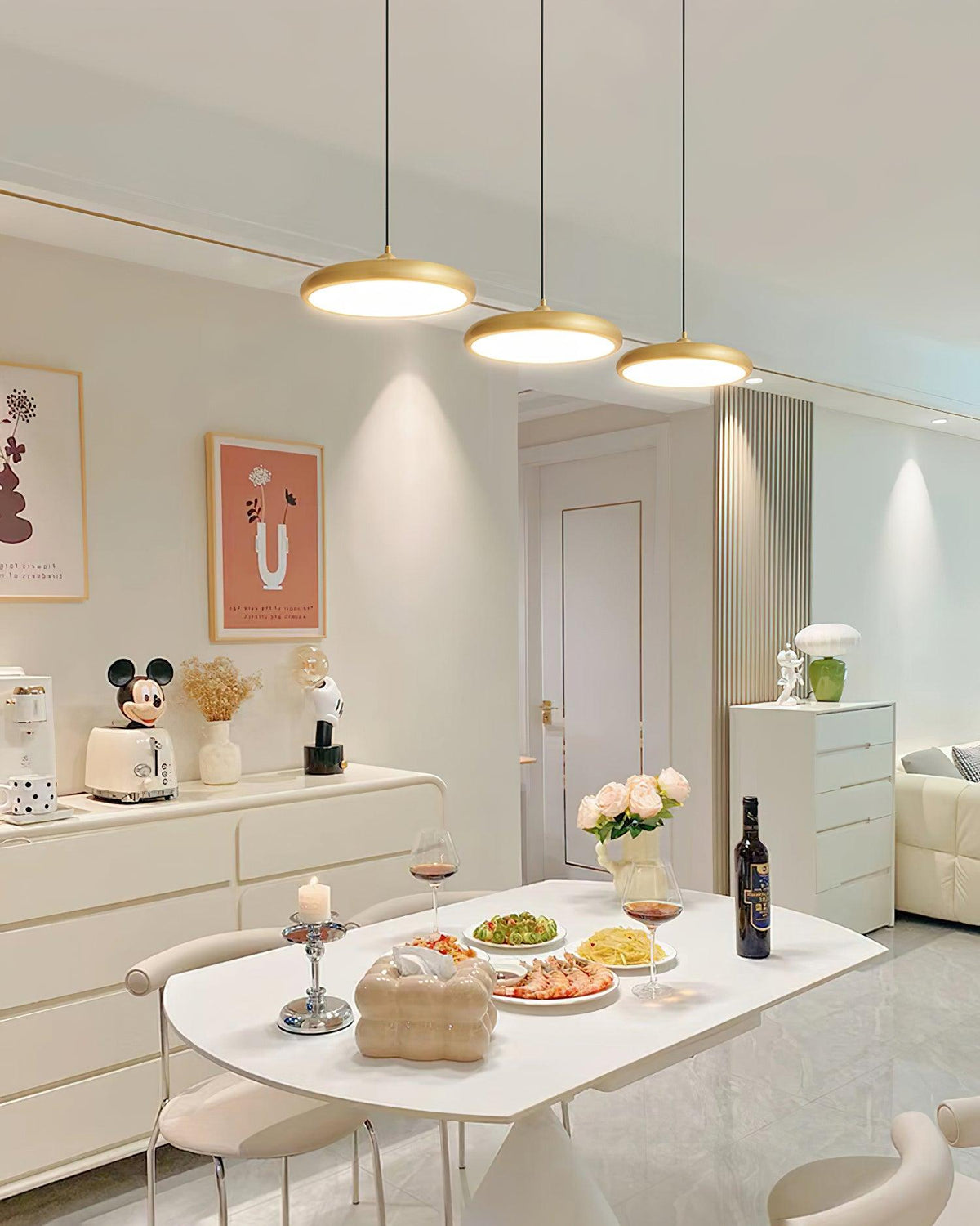 Myrenena Acrylic Pendant Light-Moonnatur