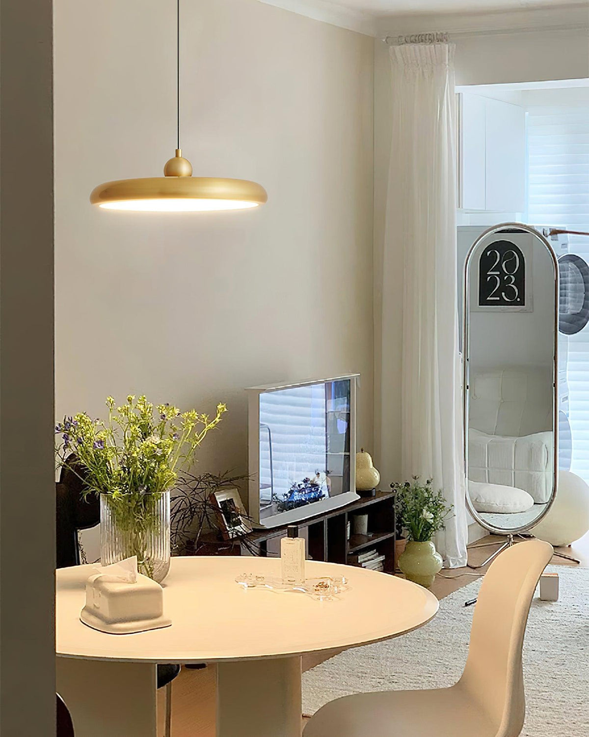 Myrenena Acrylic Pendant Light-Moonnatur