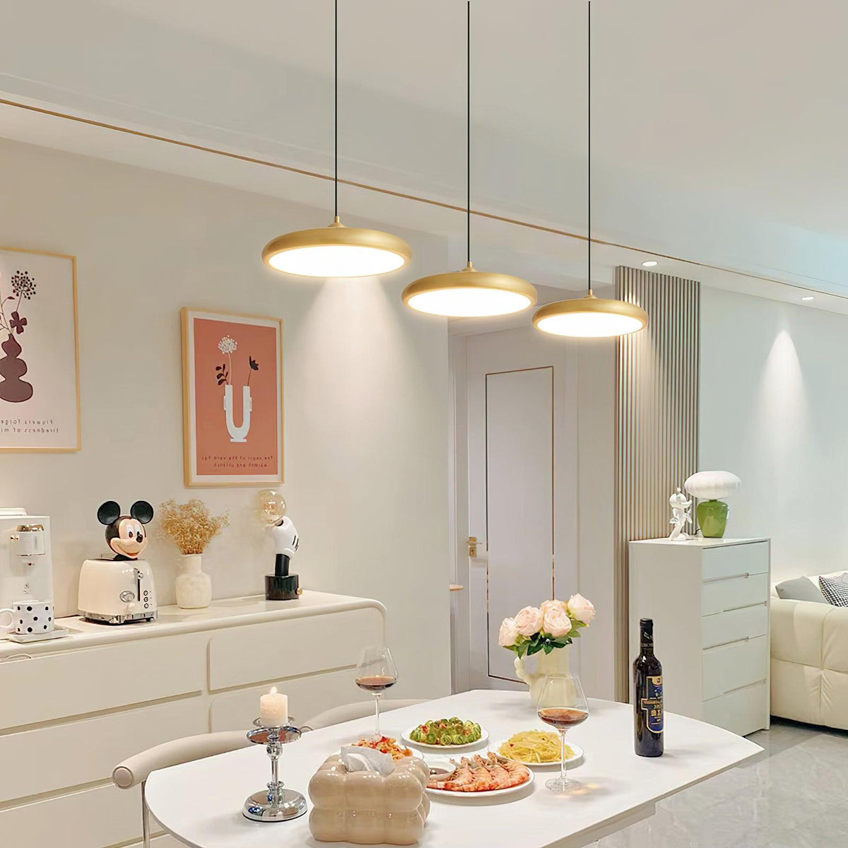 Myrenena Acrylic Pendant Light-Moonnatur