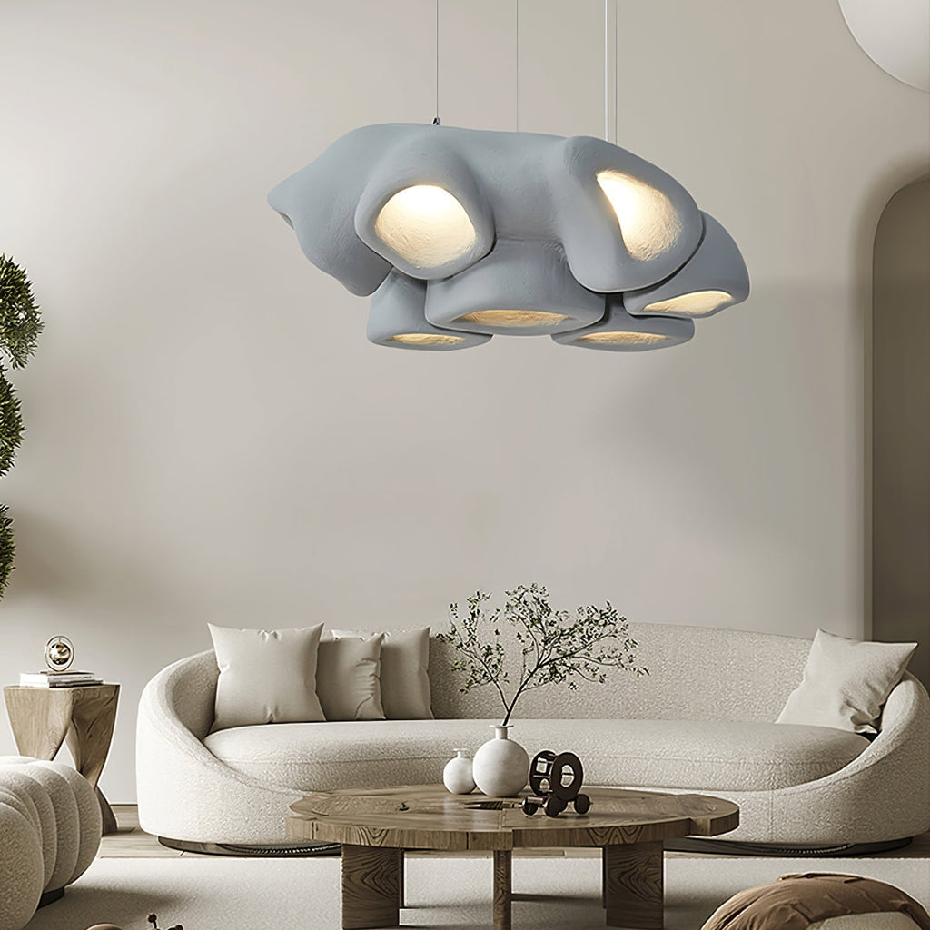 Harllyn Polystyrene Pendant Light-Moonnatur