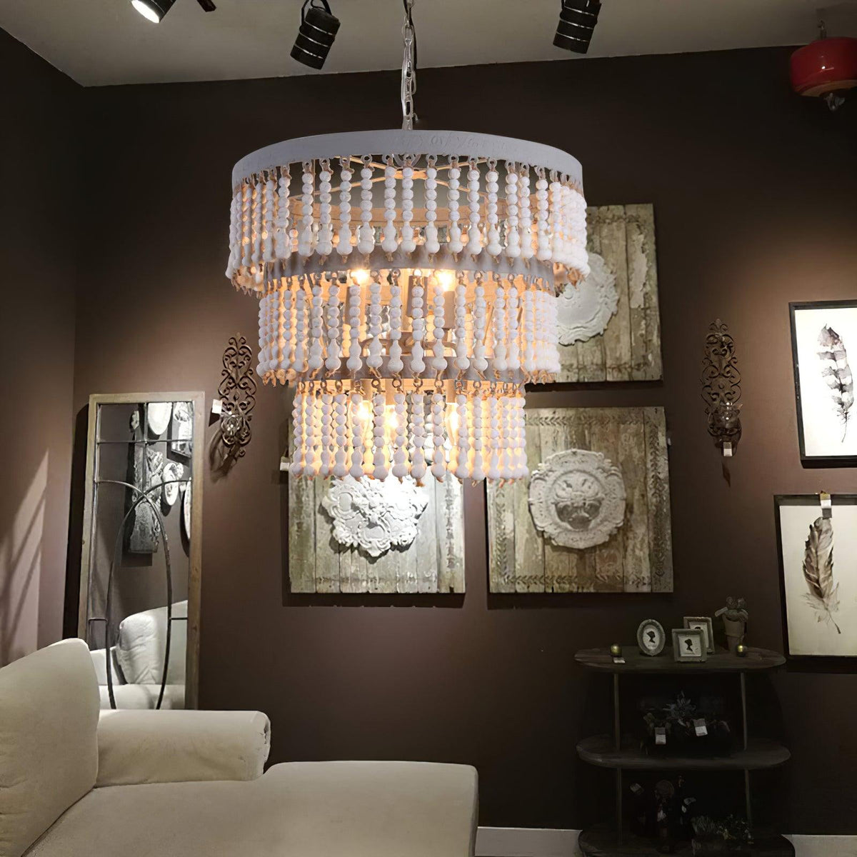 Wyrenella Wood Chandelier-Moonnatur