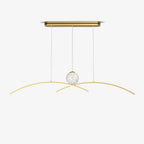 Dreneth Glass Pendant Light-Moonnatur