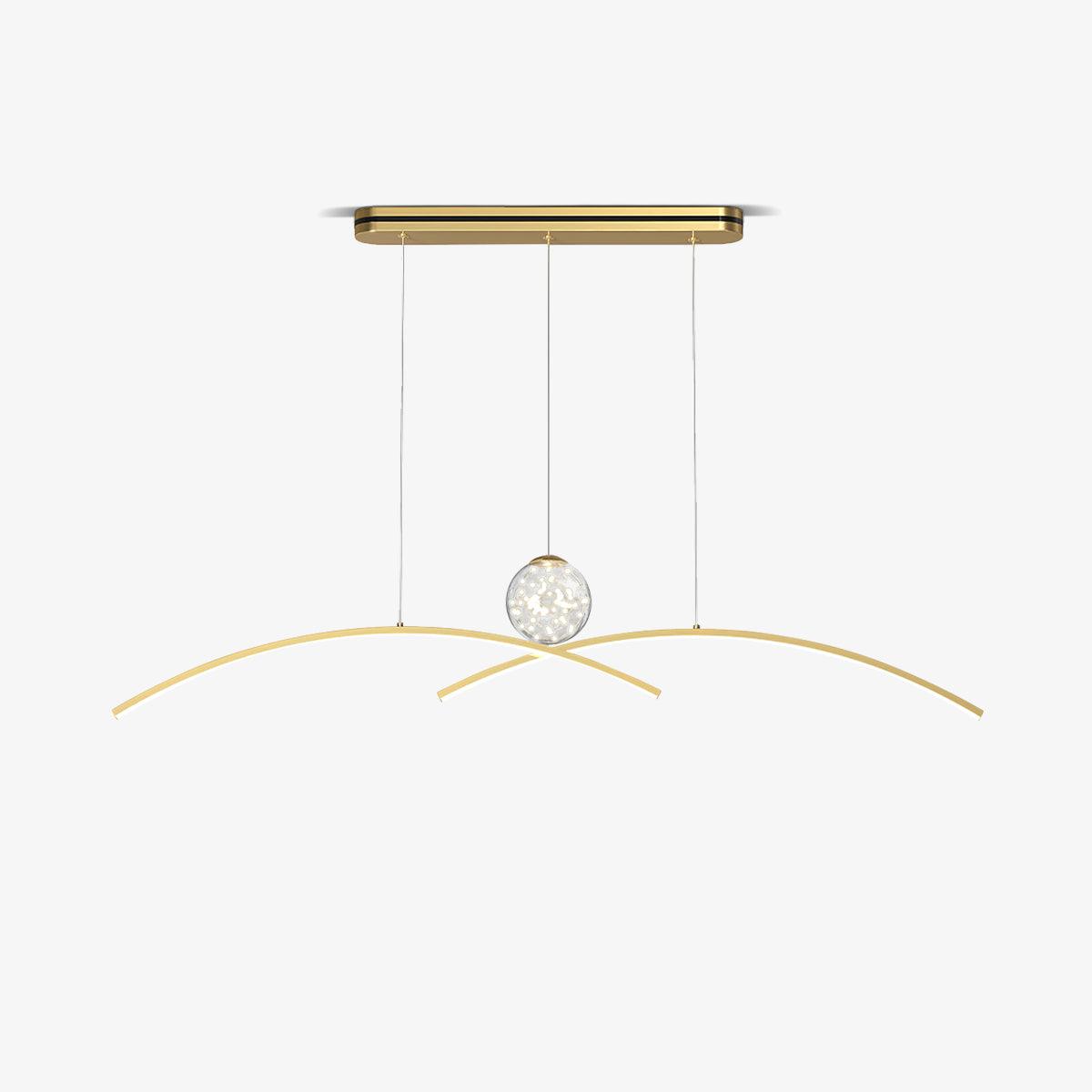 Dreneth Glass Pendant Light-Moonnatur