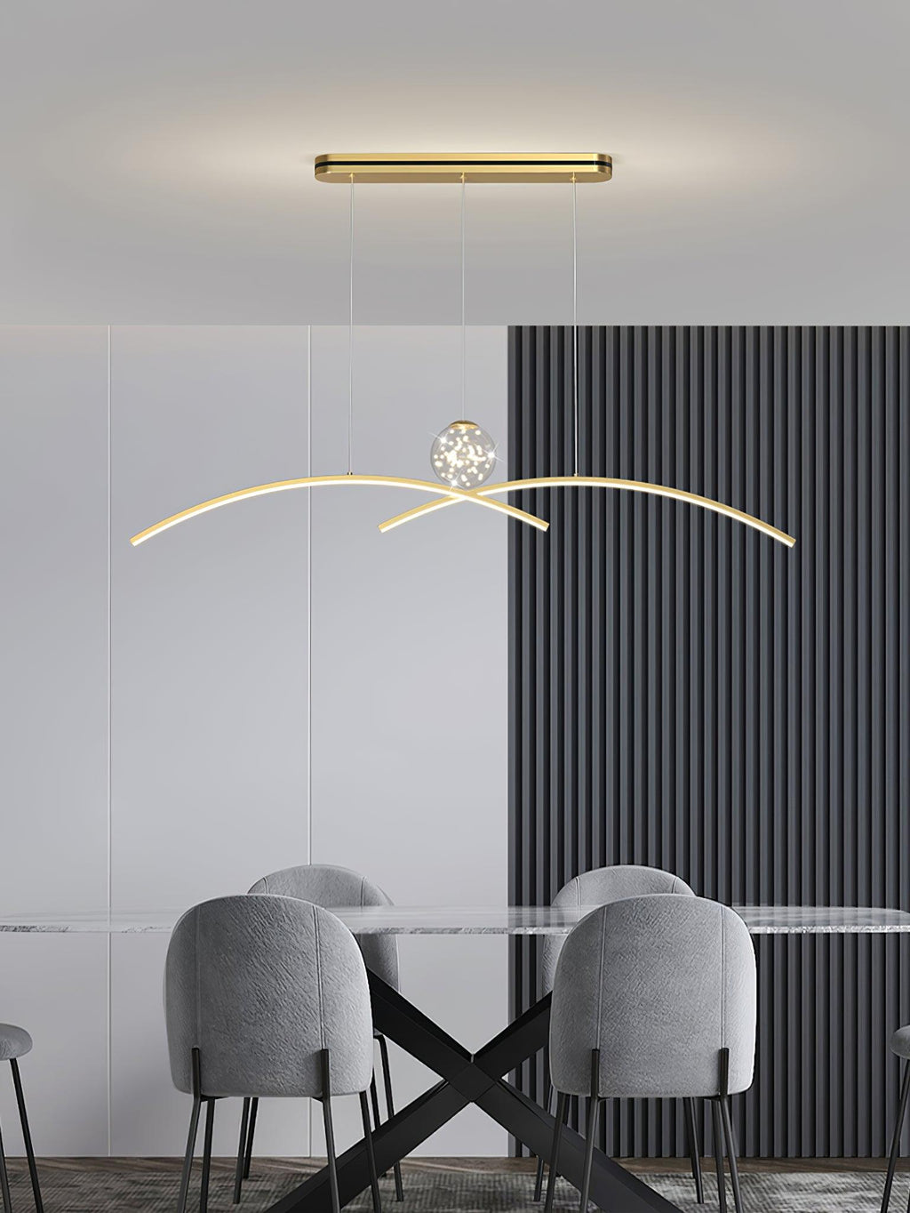 Dreneth Glass Pendant Light-Moonnatur