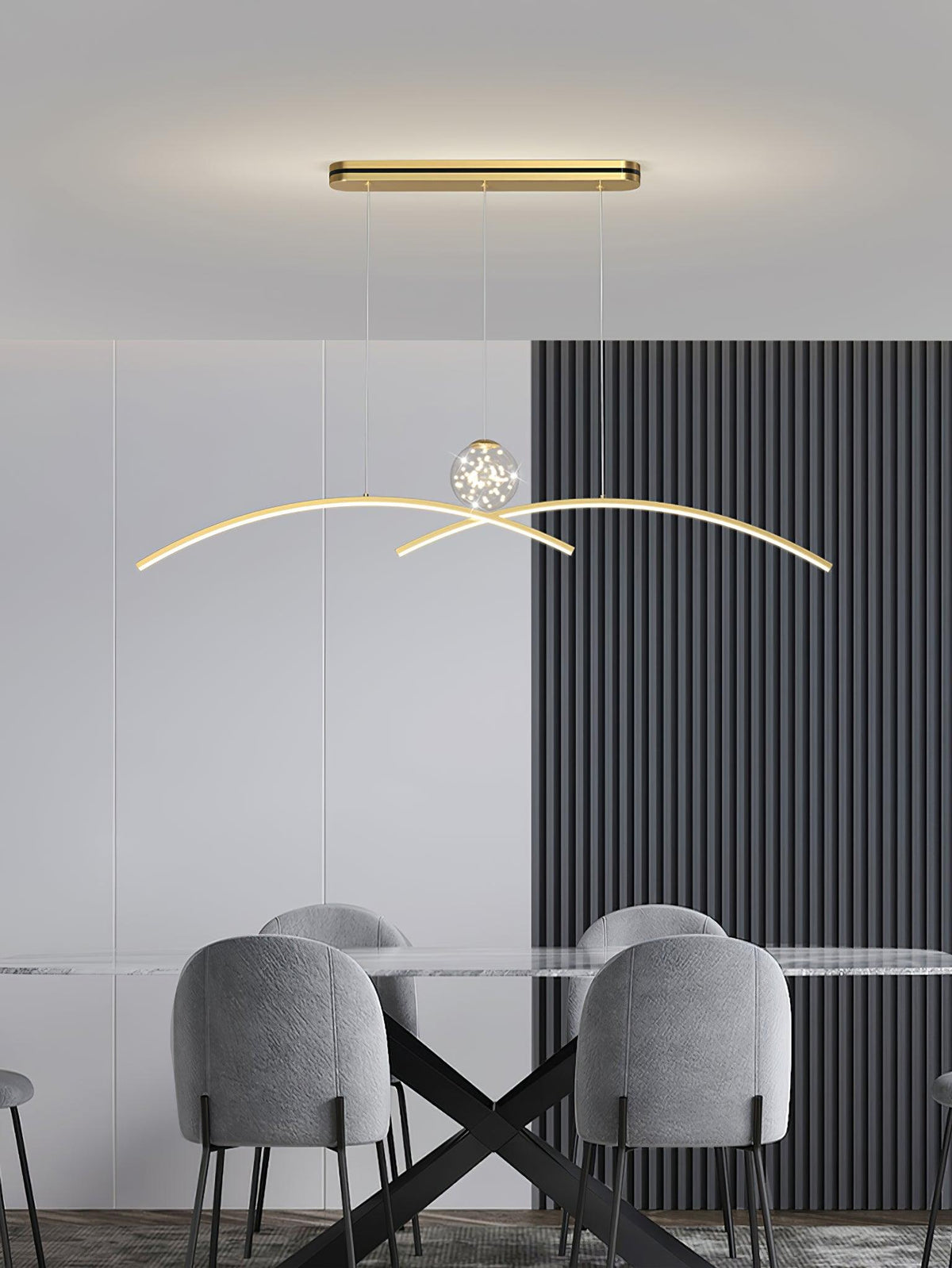 Dreneth Glass Pendant Light-Moonnatur