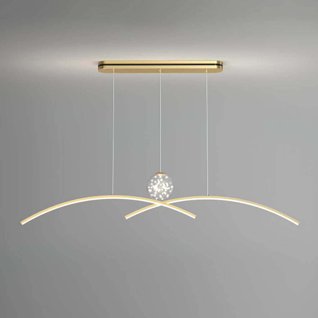 Dreneth Glass Pendant Light-Moonnatur