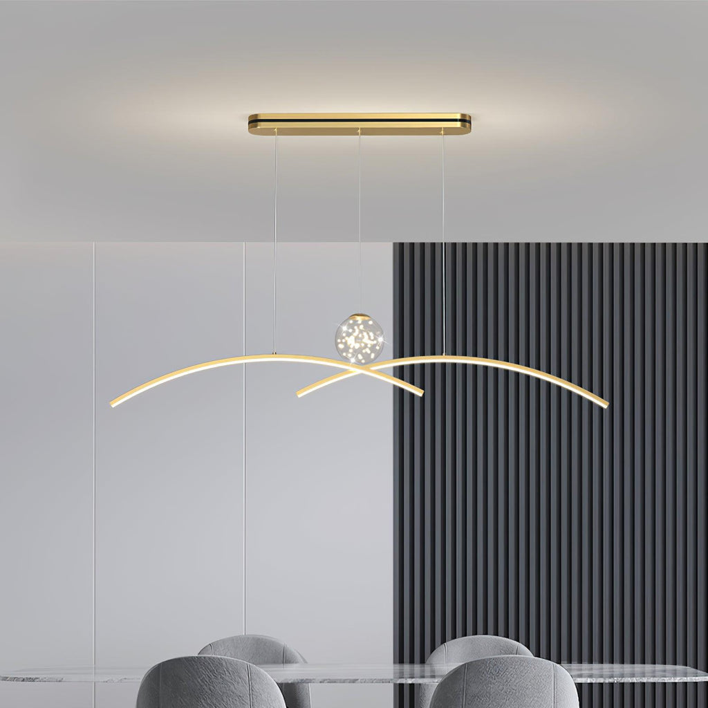 Dreneth Glass Pendant Light-Moonnatur