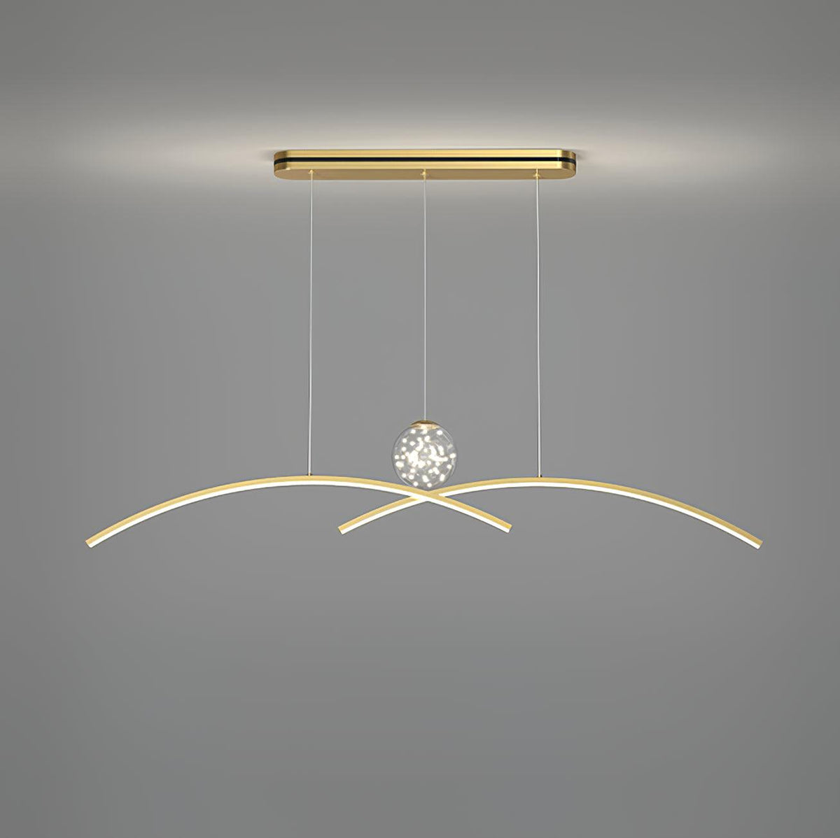 Dreneth Glass Pendant Light-Moonnatur