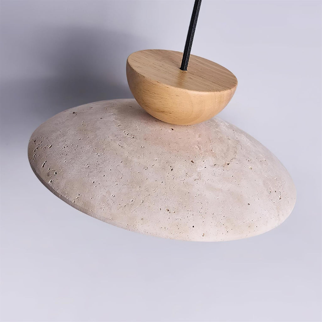Corenis Travertine Pendant Light-Moonnatur