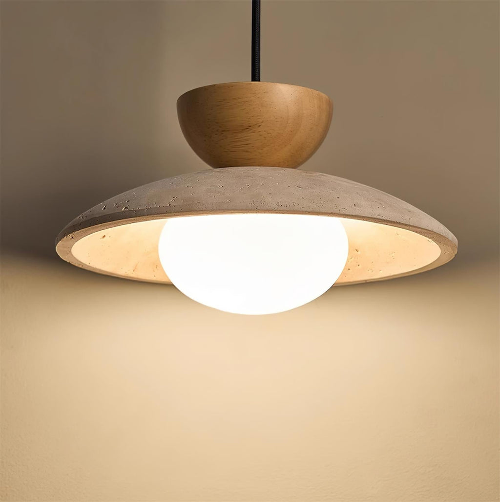 Fenrengrove Travertine Pendant Light-Moonnatur