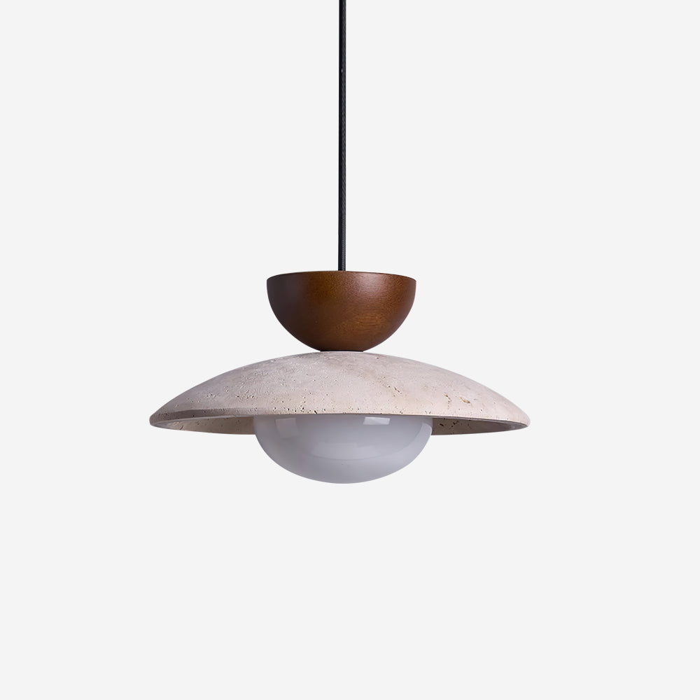 Fenrengrove Travertine Pendant Light-Moonnatur