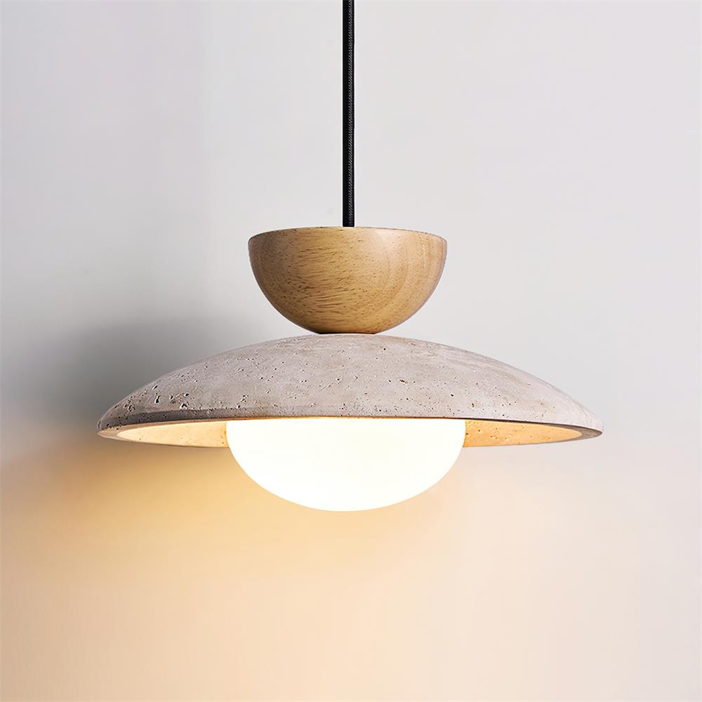 Fenrengrove Travertine Pendant Light-Moonnatur