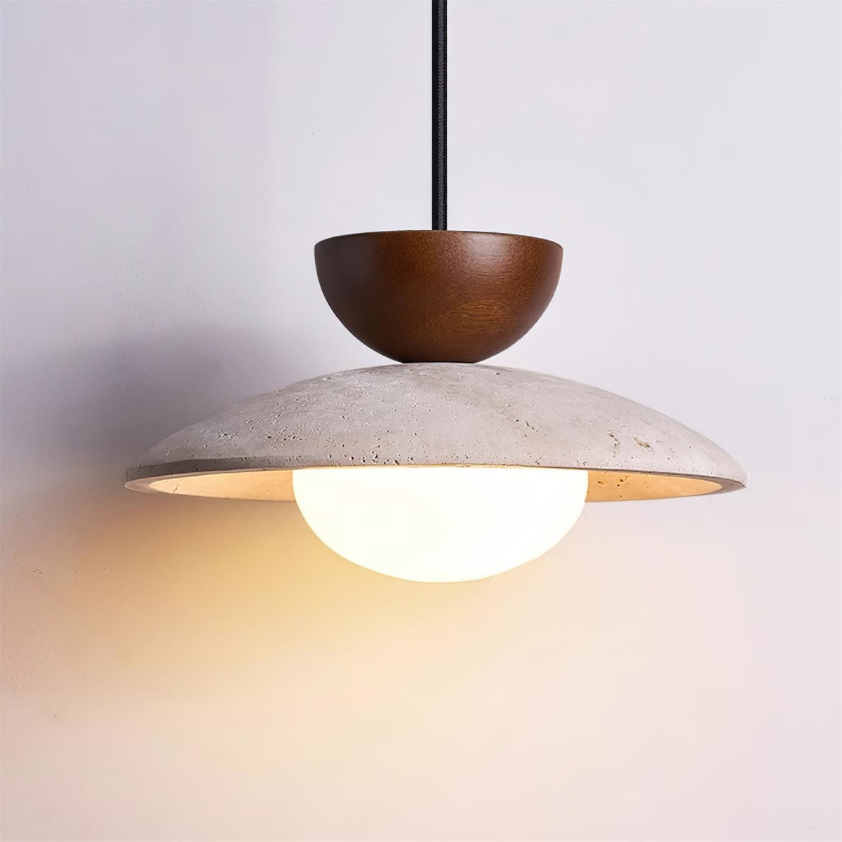 Fenrengrove Travertine Pendant Light-Moonnatur
