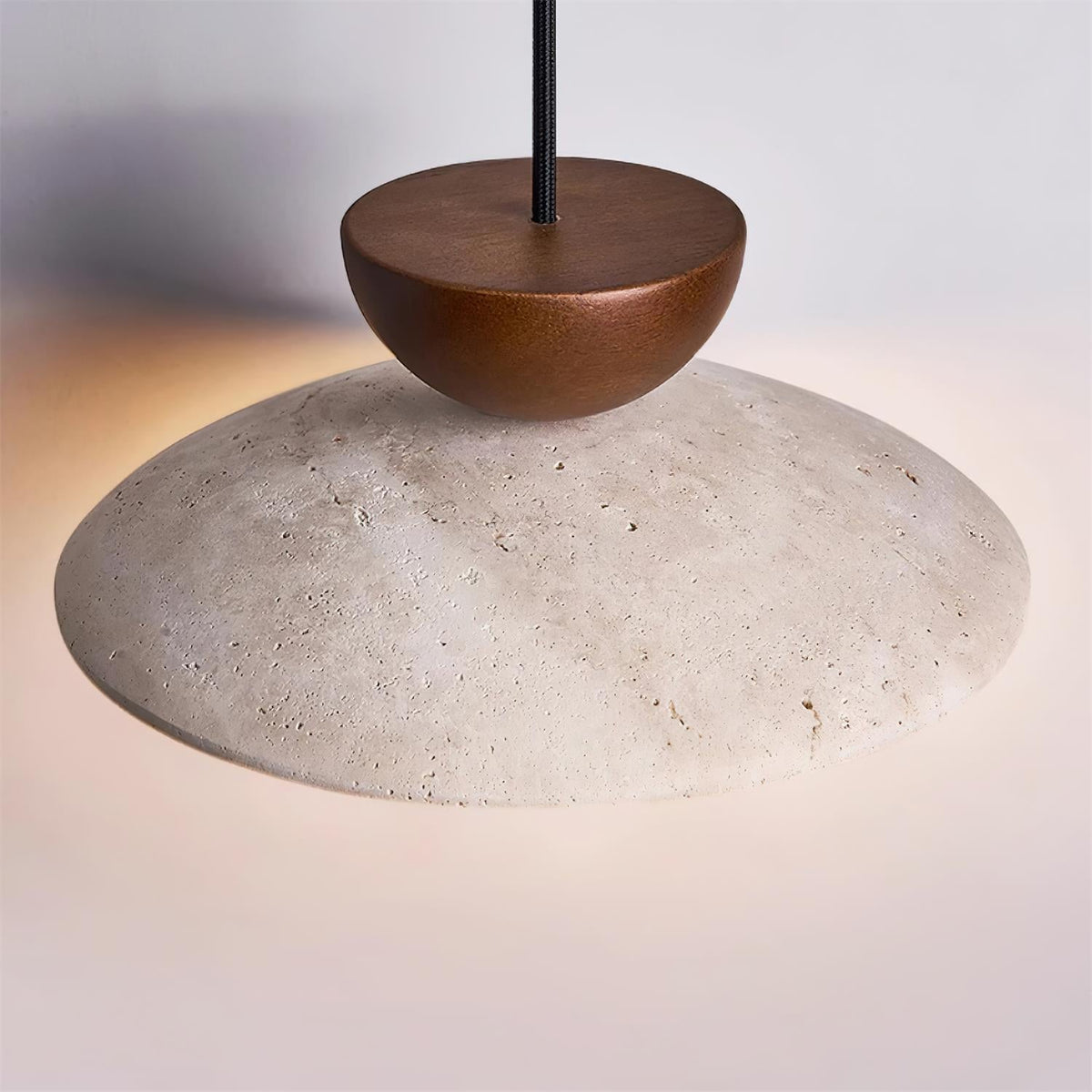 Corenis Travertine Pendant Light-Moonnatur